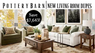 Pottery Barn NEW living room DUPES!