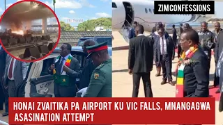 Honai Zvaitika Pa Airport Ku Vic Falls, Mnangagwa Asasination Attempt