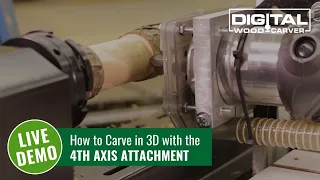 DWC 4th Axis Attachment - Rotary Axis Live Demo