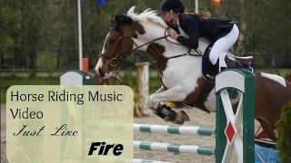 Horse riding music video ~Just like fire