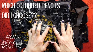 ASMR | Which Coloured Pencils Did I Choose? 1 Hour Whispering, Unboxing & Drawing - Show & Tell!