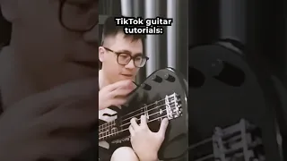 TikTok guitar tutorials be like