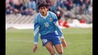 Enzo Francescoli vs Platini | vs France 1985 Intercontinental Cup Of Nations | All Touches & Actions