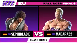 Sephiblack (Miguel) vs Madara521 (Geese) Grand Final - ICFC EU Tekken 7 Fall 2022 Finals