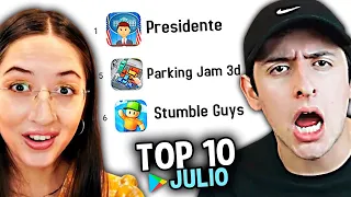 Probando TOP 10 Mejores Juegos de la PlayStore *Julio*