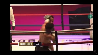 LIKKLE MAN FIGHT BIG KNOCKOUT LAST ROUND!!!