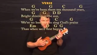 Amazing Grace (Hymn) Ukulele Cover Lesson with Chords/Lyrics