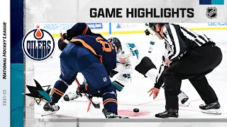 Oilers @ Sharks 2/14/22 | NHL Highlights