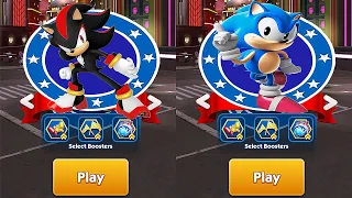 Sonic Prime Dash - Shadow Sonic vs Classic Sonic | All Characters Unlocked | New Update