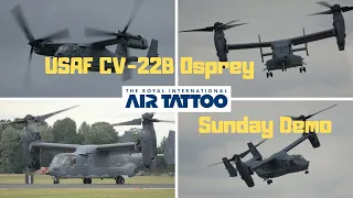 USAF CV-22B Osprey Sunday Demo .. RIAT 2019 (4K)