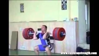 Big Lift Series   Evgeny Chigishev 220 kg power clean and jerk (analysis)