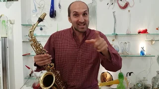 Урок 1 - Части на саксофона, Подготовка за свирене