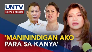 Sen. Imee Marcos, nagpahayag ng suporta para kay ex-Pres. Rodrigo Duterte at VP Sara