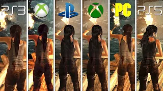 Tomb Raider (2013) PS3 vs XBOX 360 vs PS4 vs XBOX ONE vs PC vs PS5 (Graphics Comparison)