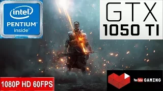 Battlefield 1 -- Intel Pentium G4560 -- Nvidia GeForce GTX 1050 Ti 4GB GDDR5 -- Gameplay