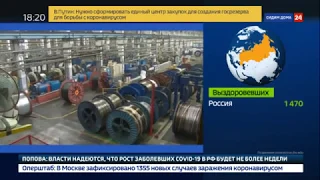 «Москабельмет» в прямом эфире телеканала Россия 24