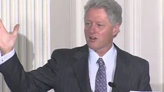 President Clinton at a White House Religious Leaders Breakfast