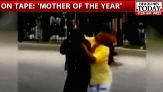 Caught On Camera: Mom Beats Rioting Son In Baltimore