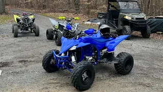 First Group Ride of 2023 (Yfz450r, Raptor 700r se, Raptor 700)