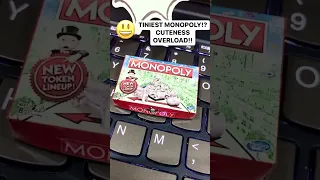 MINI MONOPOLY GAME!! CUTENESS OVERLOAD!! STRESS RELIEF!!  #HopemediaTV7 #shorts #mini #stressrelief