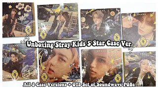 UNBOXING STRAY KIDS 5 STAR CASE VER ✰ All 8 Members + Full Set of Soundwave POBs!