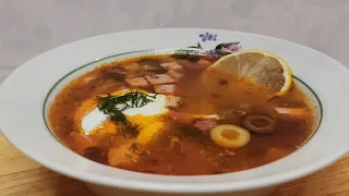 Solyanka / Russian meaty soup