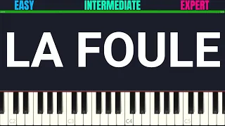 Edith Piaf - La Foule | 3-LEVELS Piano Tutorial