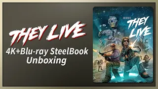 They Live 4K+2D Blu-ray SteelBook Unboxing