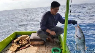 LUAR BIASA!! LEMPARAN KEDUA LANGSUNG DI SAMBAR IKAN LAHUSU BESAR