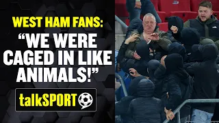 "A JOKE!" 🤬 West Ham fans are FUMING at a lack of security after being attacked by AZ Alkmaar fans 😰