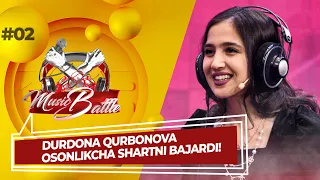 Music Battle 2-son DURDONA QURBONOVA OSONLIKCHA SHARTNI BAJARDI! (01.07.2022)