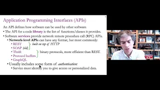 CS-310 Lecture 05 - REST APIs and Data Serialization