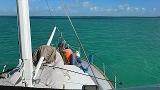 Wk6 FISH ON!!!!! Off Grid No Regrets lifestyle boating Florida Keys heading to  Bahamas 44’ trawler