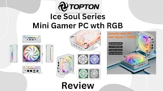 LIVE - TOPTON Ice Soul Mini Gaming PC with RGB - AMD Ryzen 7 5800H