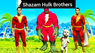 Shinchan first time adopted by SHAZAM HULK BROTHERS in GTA 5 (GTA 5 MODS)