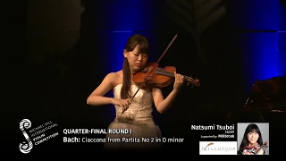 2017 Round #1 Competitor #7 N Tsuboi | Bach: Ciaccona from Partita No 2 in D minor