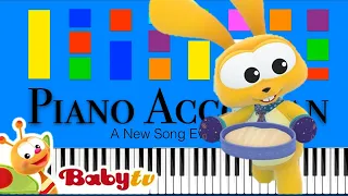 BabyTV - Hashafan Hakatan Slow EASY Medium 4K Piano Tutorial