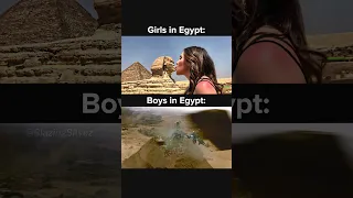 Girls in Egypt vs Boys in Egypt (Transformers 2 Meme)