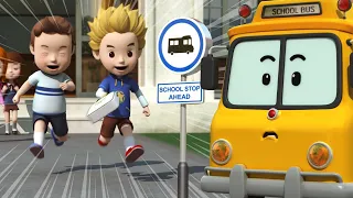 Can't Mess Around in the Bus│Learn about Safety Tips with POLI│Kids Animations│Robocar POLI TV