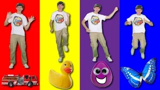 Colors Action Song With Matt | Learn 7 Colors | Learn English Kids