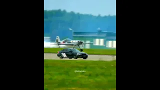 BMW vs plane 💪💪💪💪