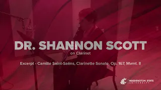 NAfME All-Northwest Clarinet Auditions 2023, S. Scott, WSU: Track 4: Excerpt - Camille Saint-Saëns,