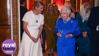 The Queen Gives a Reception at Buckingham Palace for the Diamond Jubilee Trust