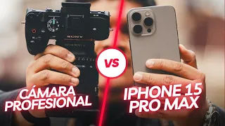 iPhone 15 Pro Max vs Cámara Profesional