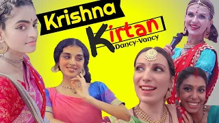 Hare Krishna Dancy-Vancy Kirtan of Joy ❤️ - Happy Krishna Janmashtami - Madhavas Rock Band & Freinds