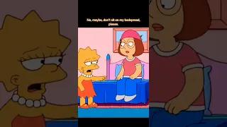 The Best 😍 "Family Guy" Moments of the Griffin's meets The Simpsons 🤯 #Shorts