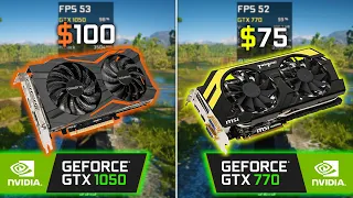 GTX 1050 vs GTX 770 - Test in 6 Games