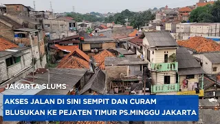 Jakarta Slums | Pemukiman ini Akses Jalannya Sempit dan Curam