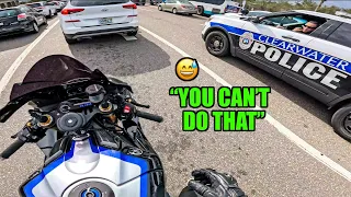 COPS + WRAPPING MY YAMAHA R1M