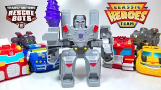 Brand New Transformers Rescue Bots Megatron! A Classic Heroes Team Villain!